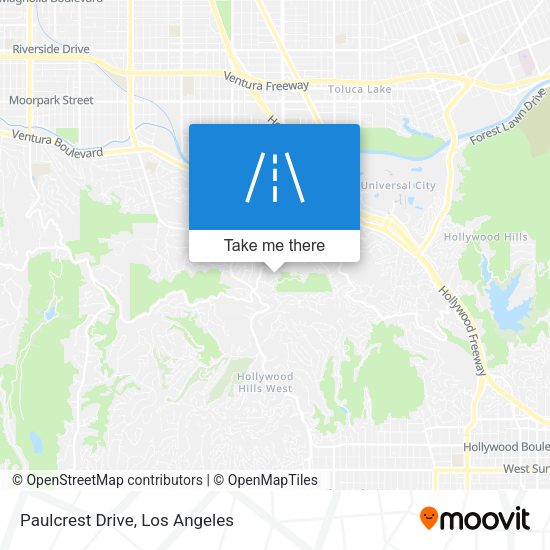 Mapa de Paulcrest Drive