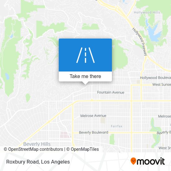 Mapa de Roxbury Road