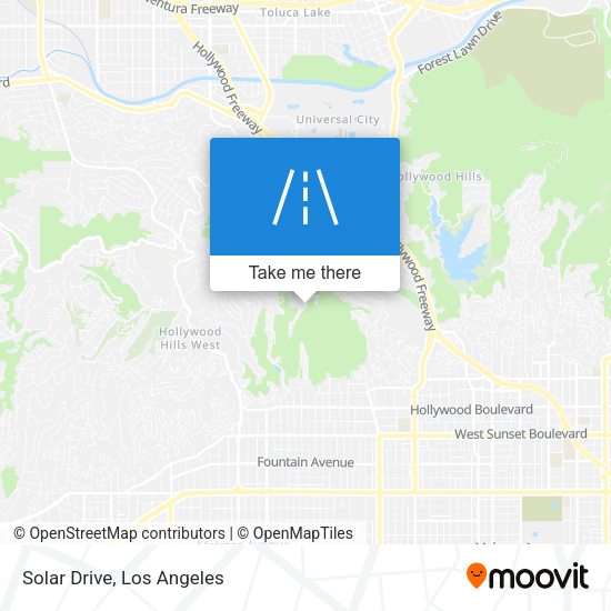 Solar Drive map