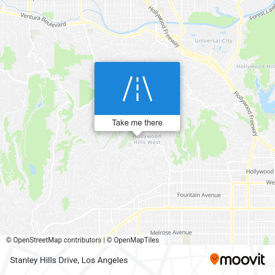 Mapa de Stanley Hills Drive