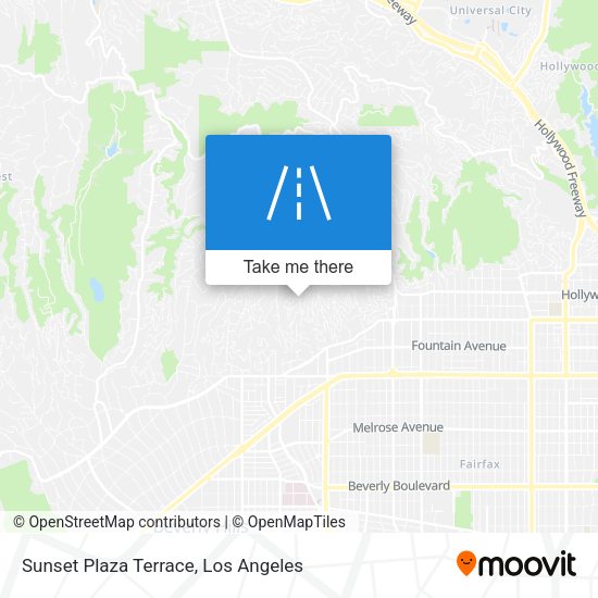 Sunset Plaza Terrace map