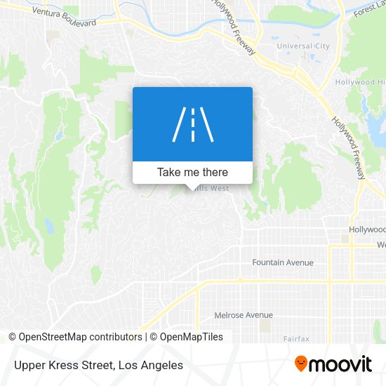 Mapa de Upper Kress Street