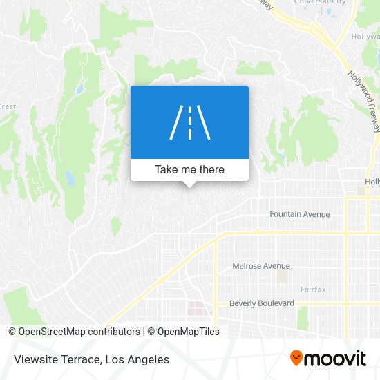 Mapa de Viewsite Terrace