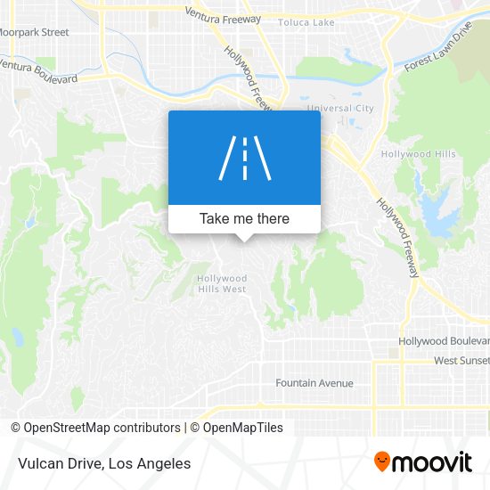 Mapa de Vulcan Drive