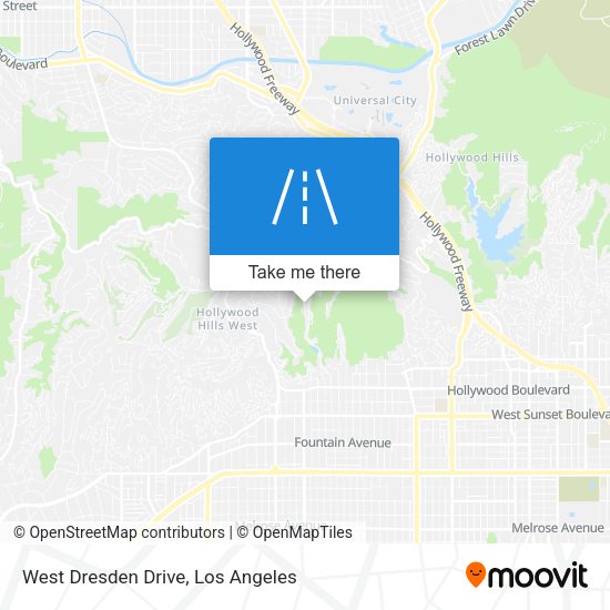 West Dresden Drive map