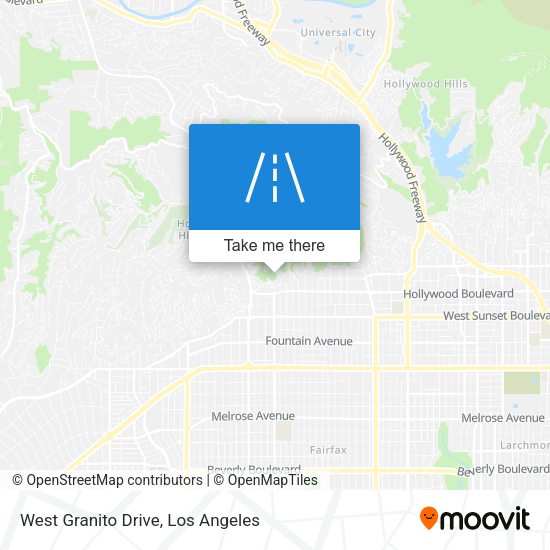 West Granito Drive map