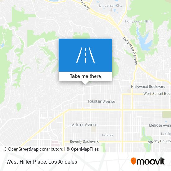 West Hiller Place map