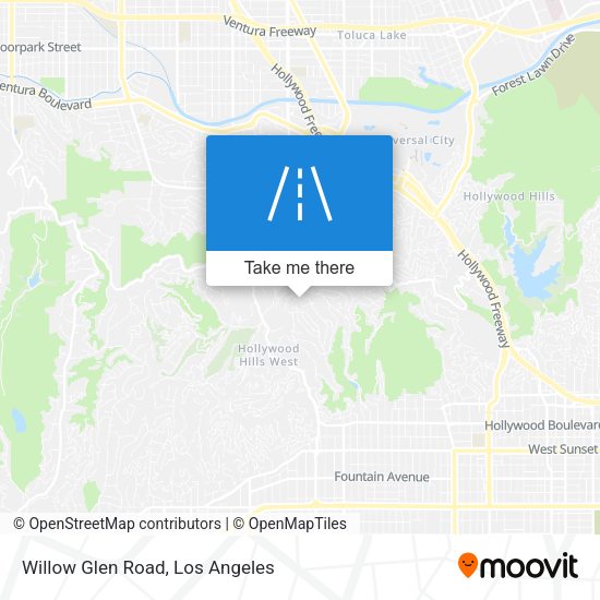Mapa de Willow Glen Road