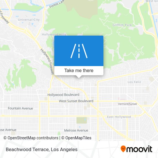 Beachwood Terrace map