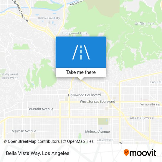 Mapa de Bella Vista Way