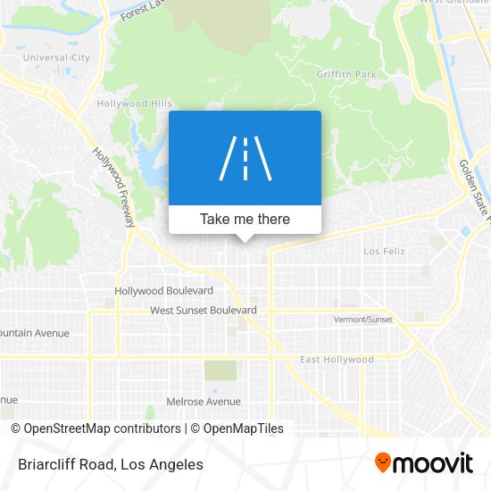Briarcliff Road map
