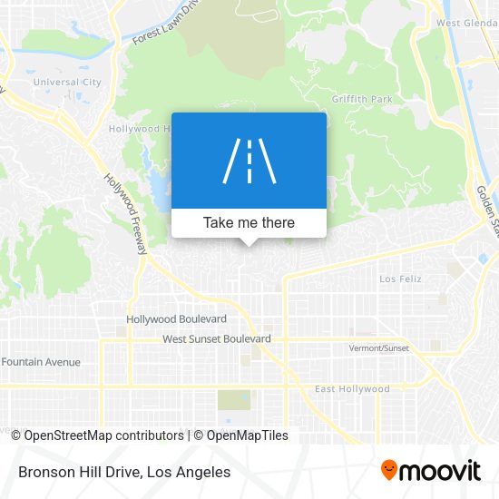Mapa de Bronson Hill Drive