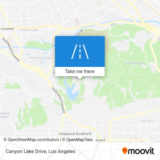 Mapa de Canyon Lake Drive
