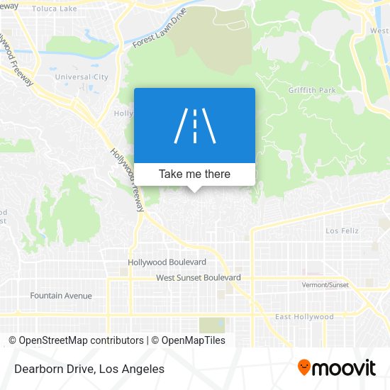 Dearborn Drive map