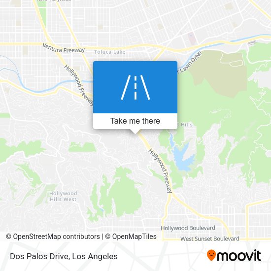 Dos Palos Drive map