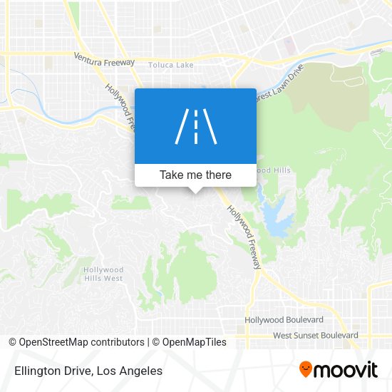 Ellington Drive map