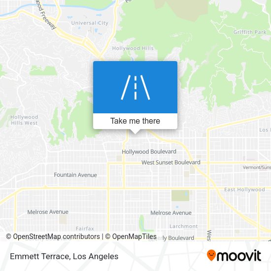 Emmett Terrace map