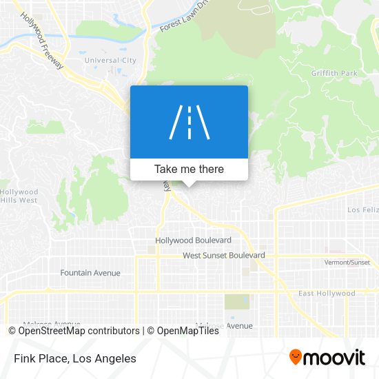 Mapa de Fink Place