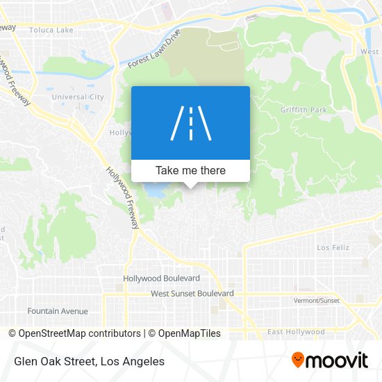 Glen Oak Street map