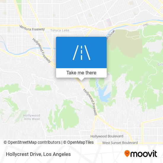 Mapa de Hollycrest Drive