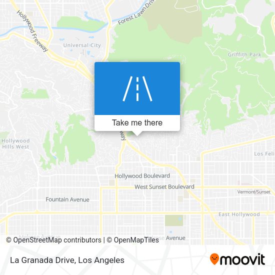 Mapa de La Granada Drive