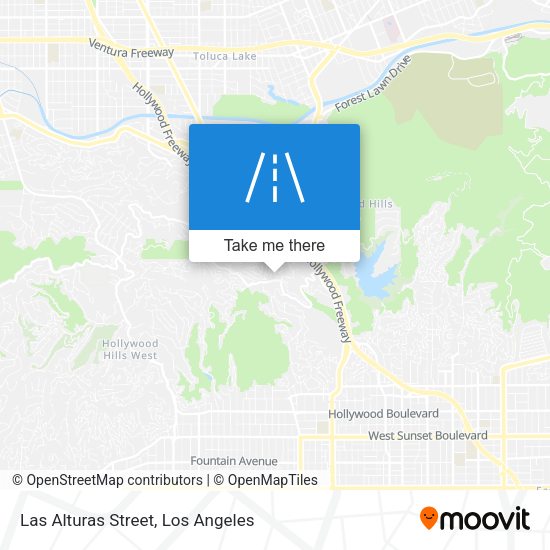 Las Alturas Street map