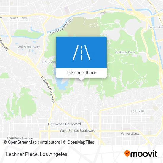 Lechner Place map