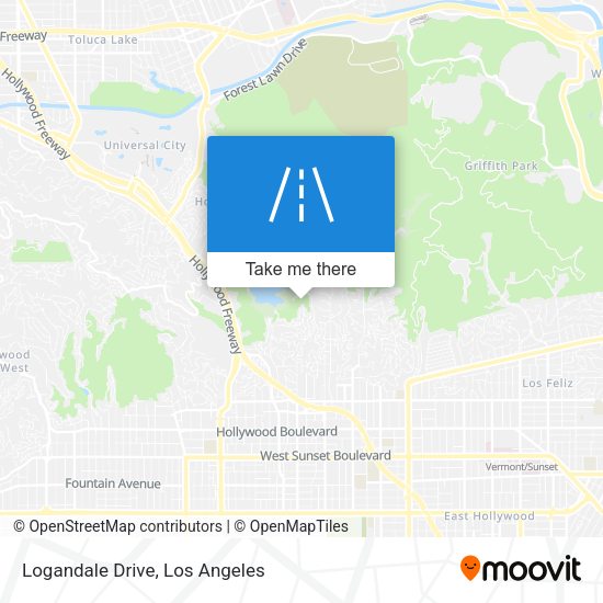 Logandale Drive map