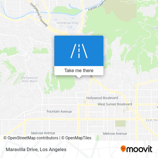 Mapa de Maravilla Drive