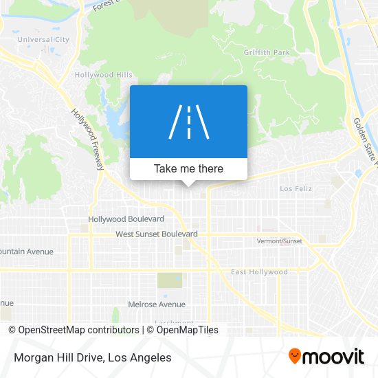 Mapa de Morgan Hill Drive