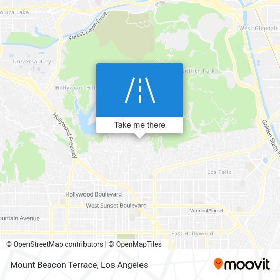 Mount Beacon Terrace map