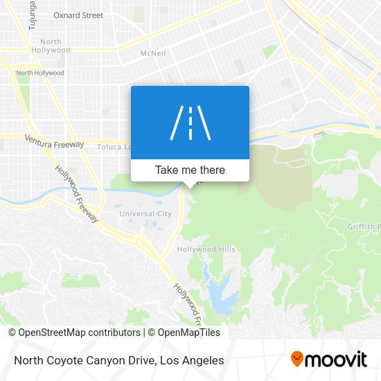 North Coyote Canyon Drive map