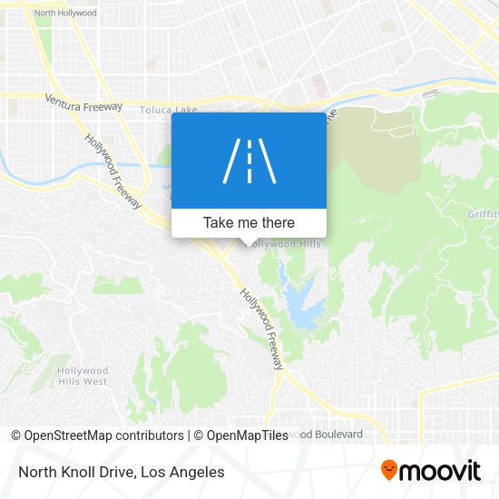 North Knoll Drive map