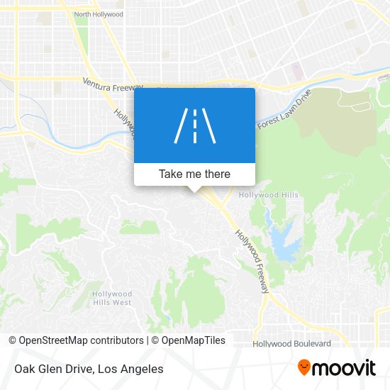 Oak Glen Drive map