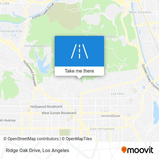 Mapa de Ridge Oak Drive