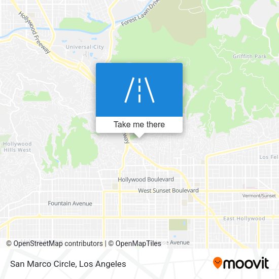 San Marco Circle map
