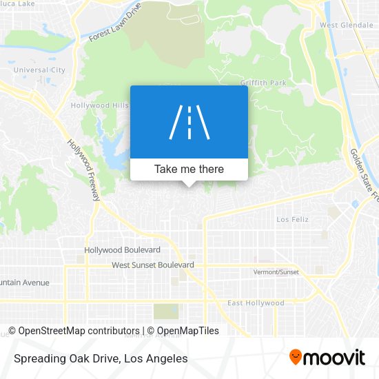 Spreading Oak Drive map