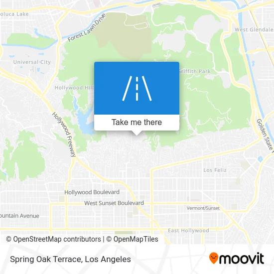 Spring Oak Terrace map