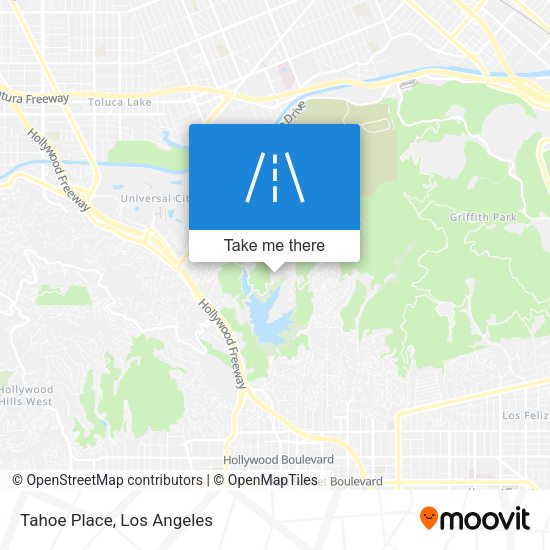 Tahoe Place map