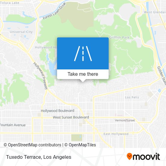 Mapa de Tuxedo Terrace