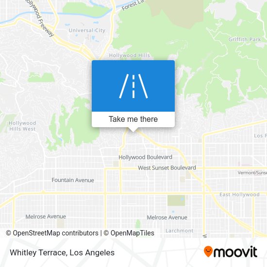 Whitley Terrace map