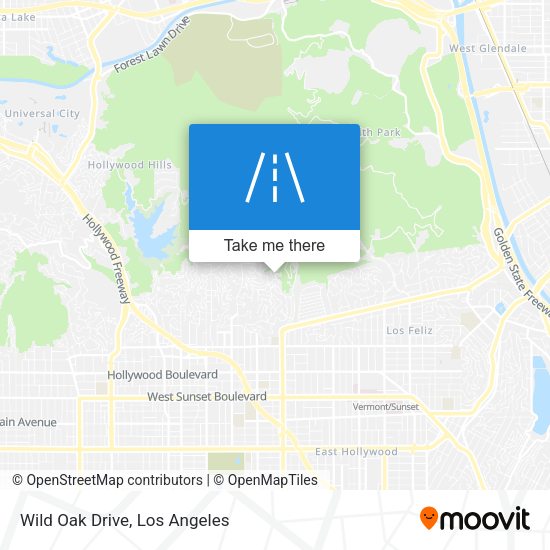 Wild Oak Drive map