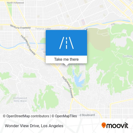 Mapa de Wonder View Drive