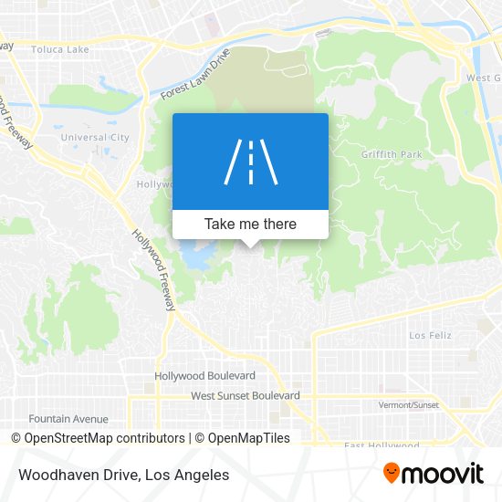 Woodhaven Drive map
