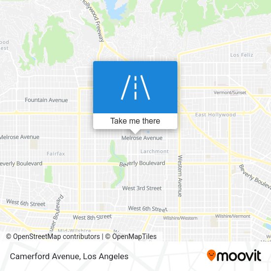 Camerford Avenue map