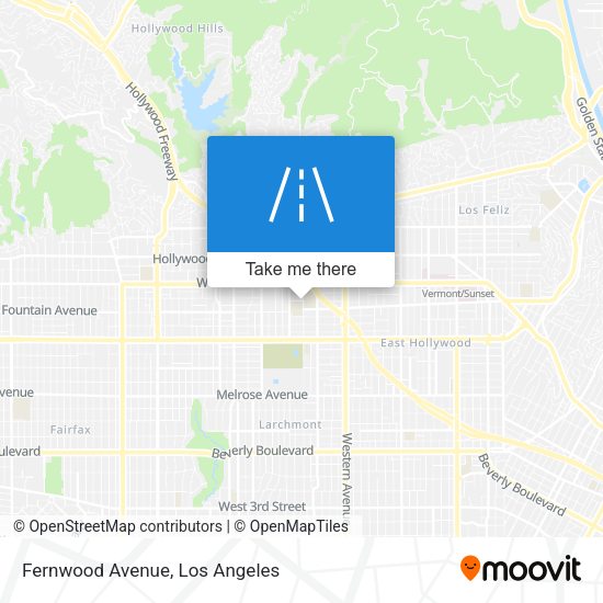 Mapa de Fernwood Avenue