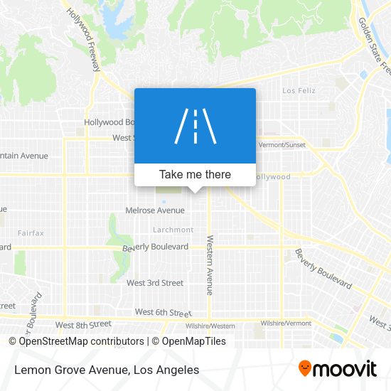 Mapa de Lemon Grove Avenue