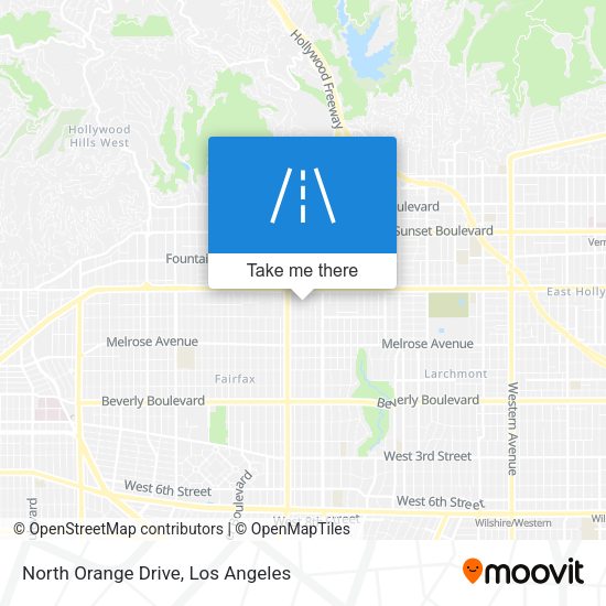 Mapa de North Orange Drive