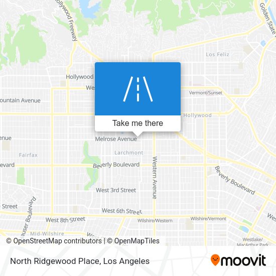 North Ridgewood Place map