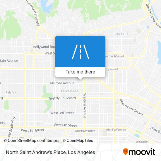 Mapa de North Saint Andrew's Place